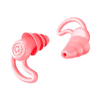 3 Layer Ear Plugs for Sleep Silicone Noise Cancelling Hearing Protection, Soft Reusable Ear Plugs for Sleepswim