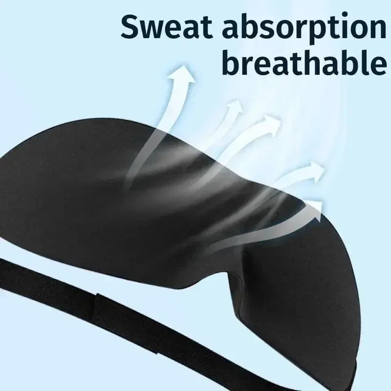 Sleeping Mask Cover Slaapmasker Blockout Eye Comfort Blindfold Concave Light with Women Men Aid Eye Travel