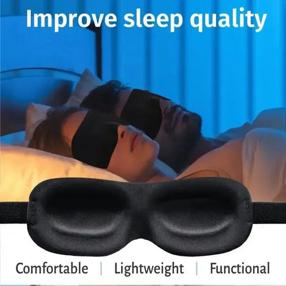 Sleeping Mask Cover Slaapmasker Blockout Eye Comfort Blindfold Concave Light with Women Men Aid Eye Travel